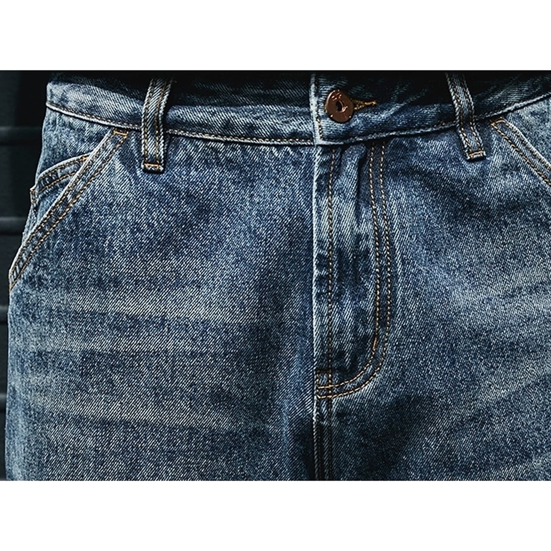 Casual Straight Denim Jeans HL1945