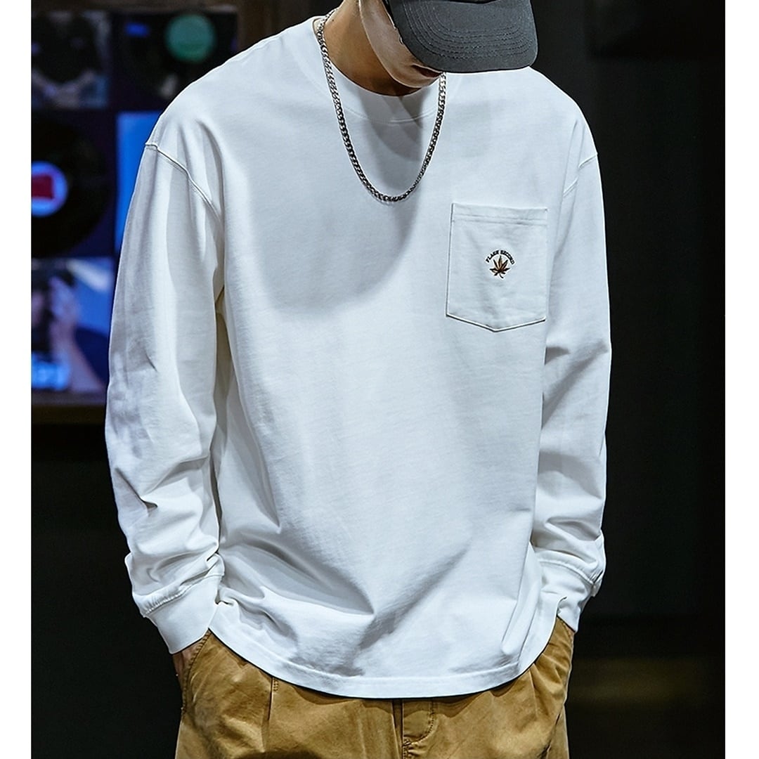 Long-Sleeve Cotton T-Shirt HL1943
