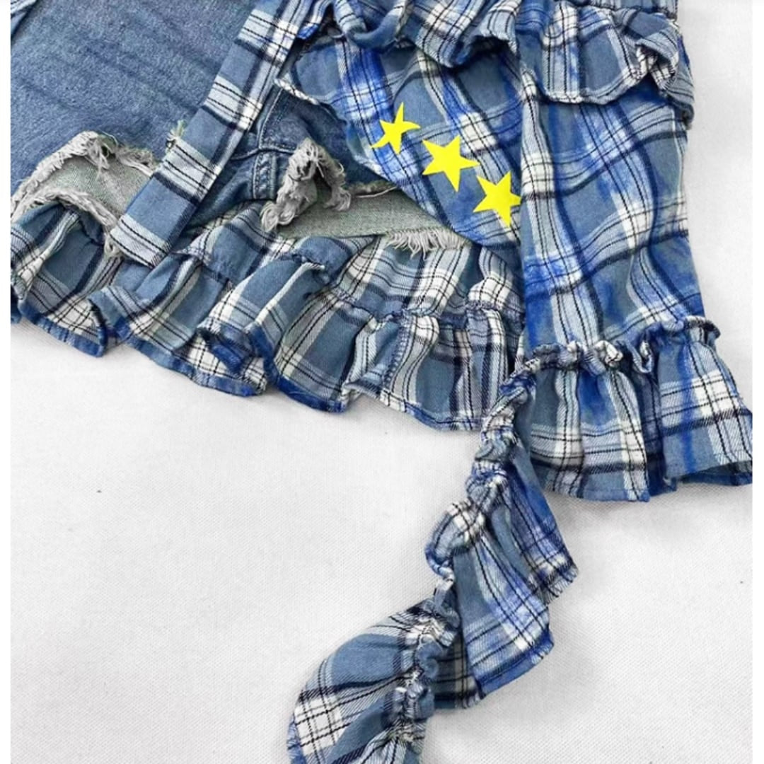 Asymmetric shorts & Leg covers E7006