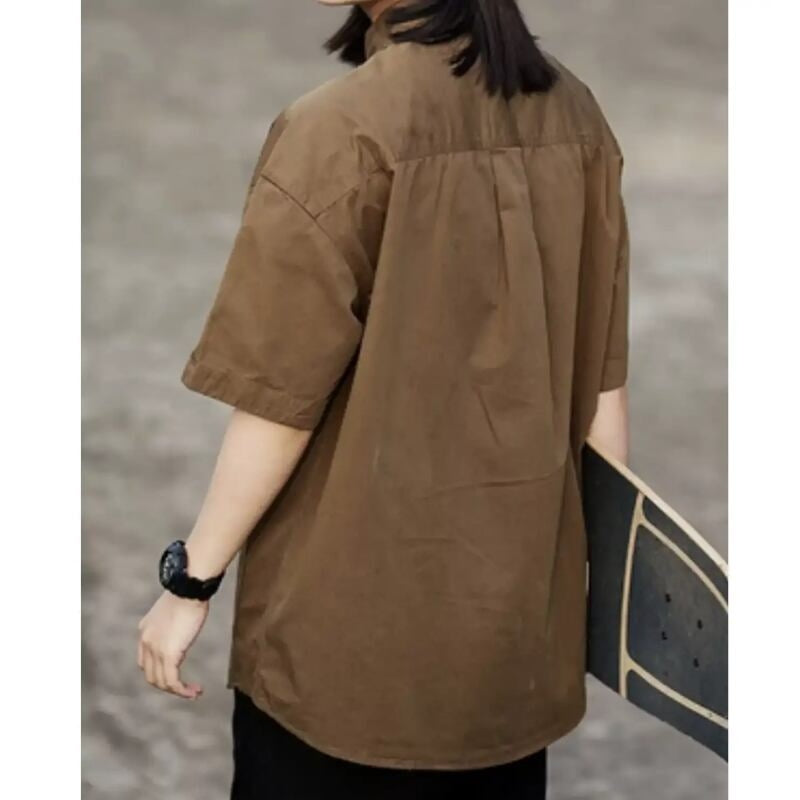 Retro Casual Work Shirt HL2031
