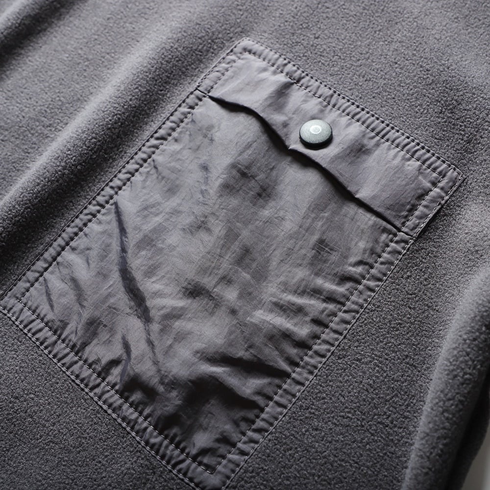 Crew neck fleece tops HL2314