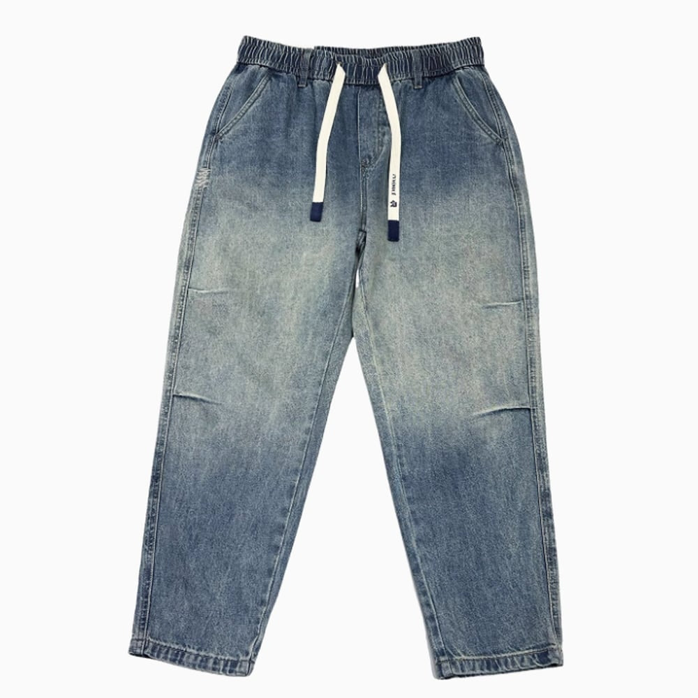 Loose washed denim pants HL2261
