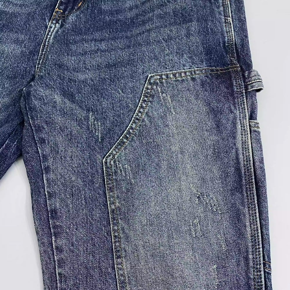 Loose work denim jeans HL2262