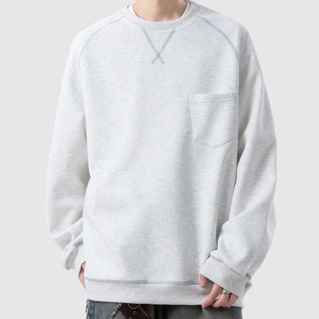 Round neck sweatshirt H2404