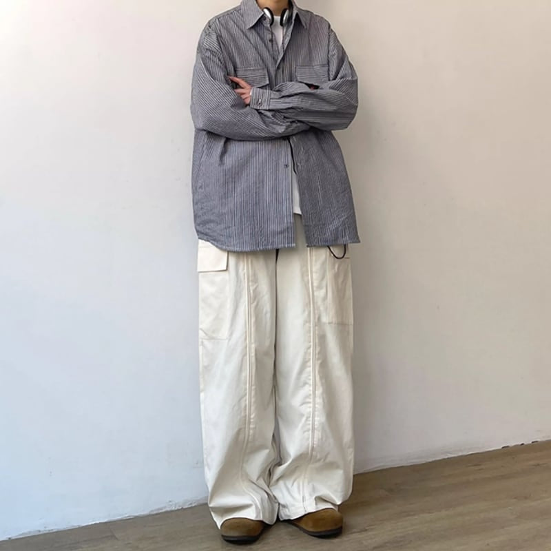 Loose straight pants HL2198