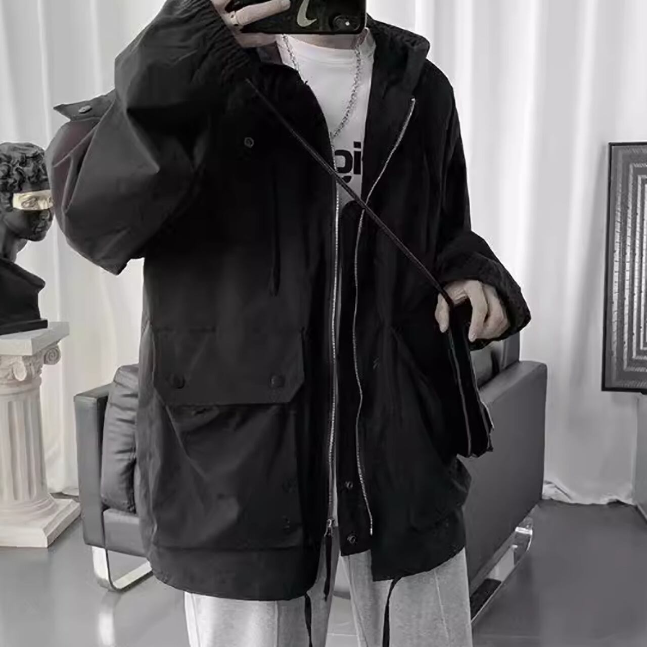 Casual hoodie jacket HL1856