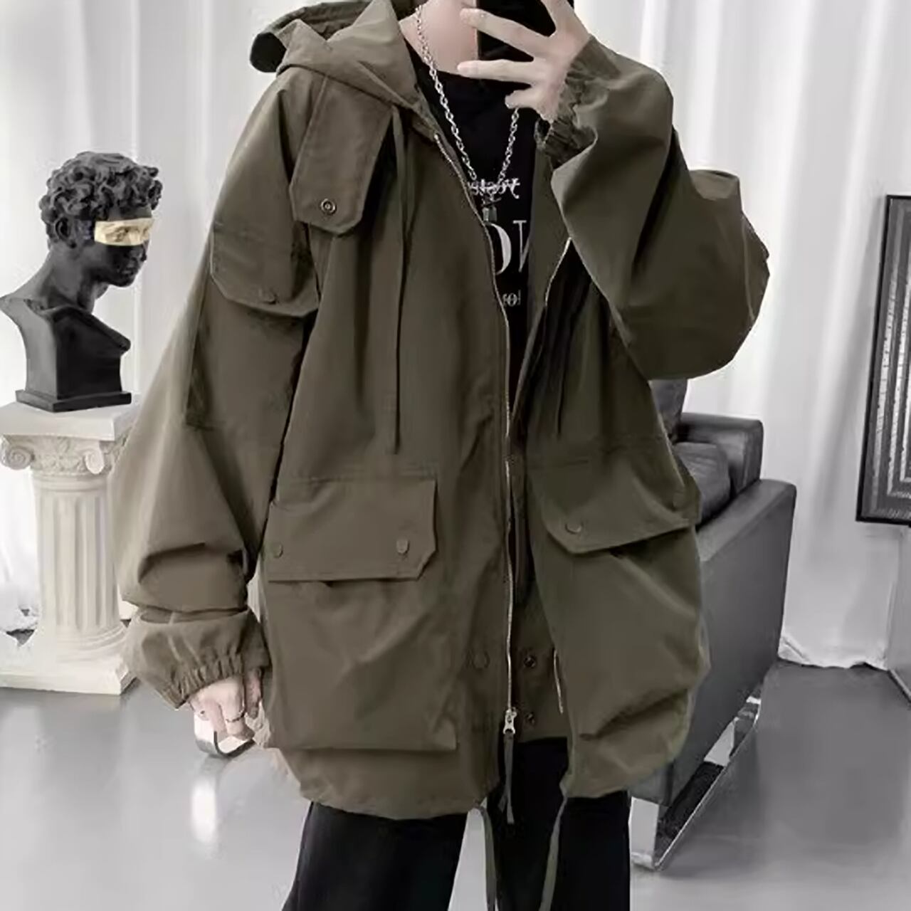 Casual hoodie jacket HL1856