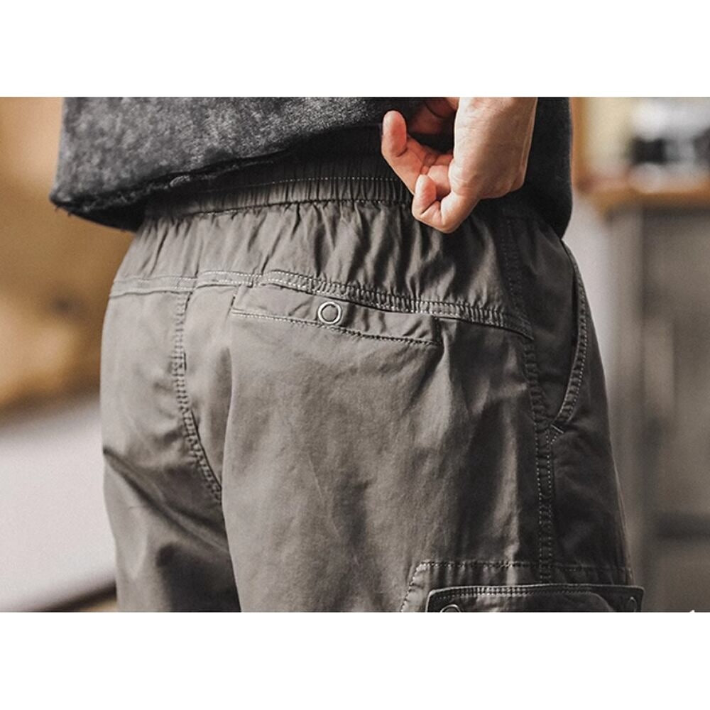 Multi-pocket casual pants HL2392