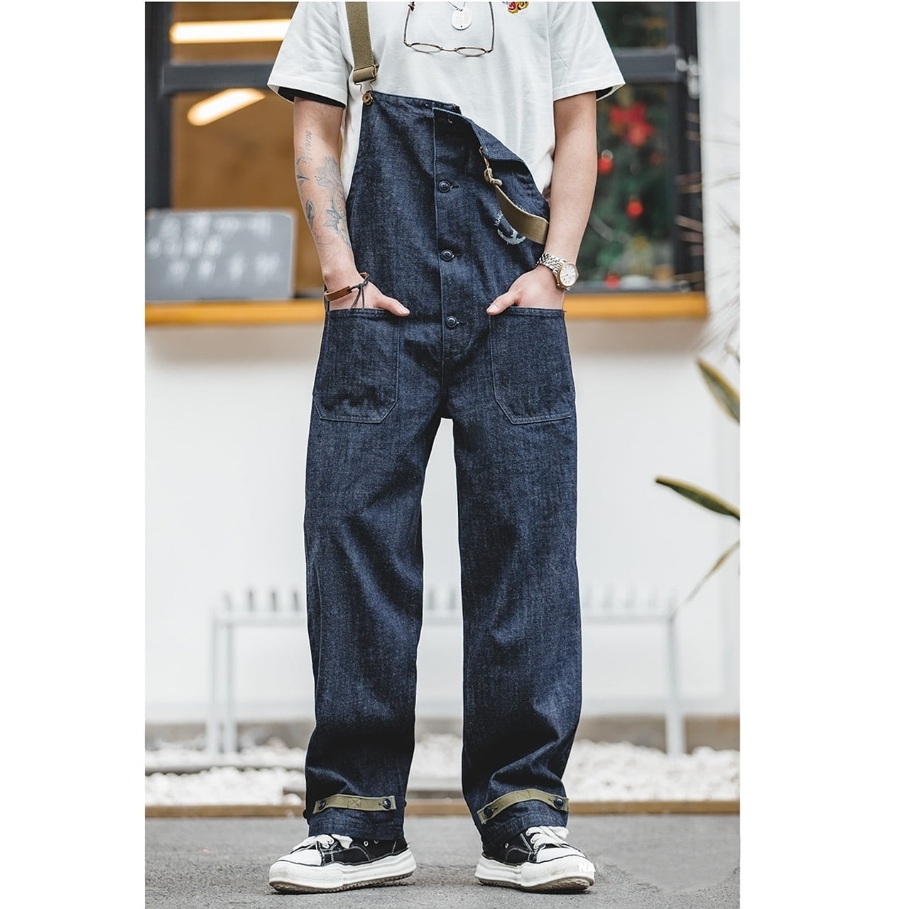 Casual Denim Salopettes HL1627