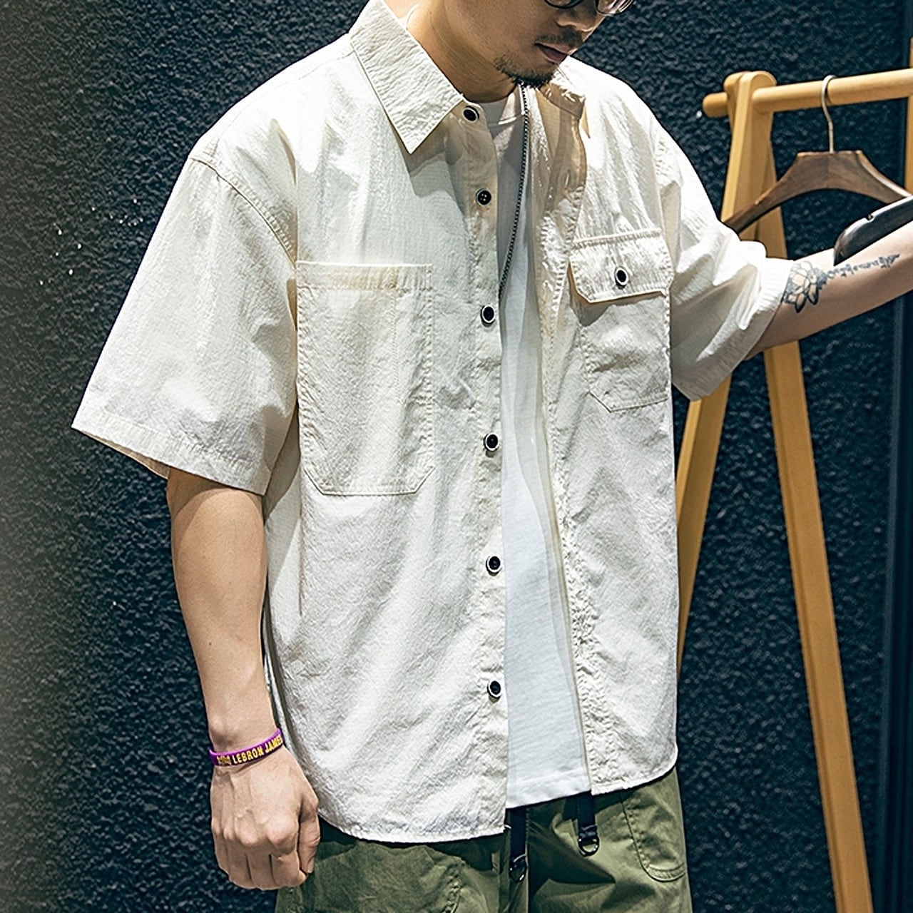 Half-Sleeve Casual Shirt HL1728