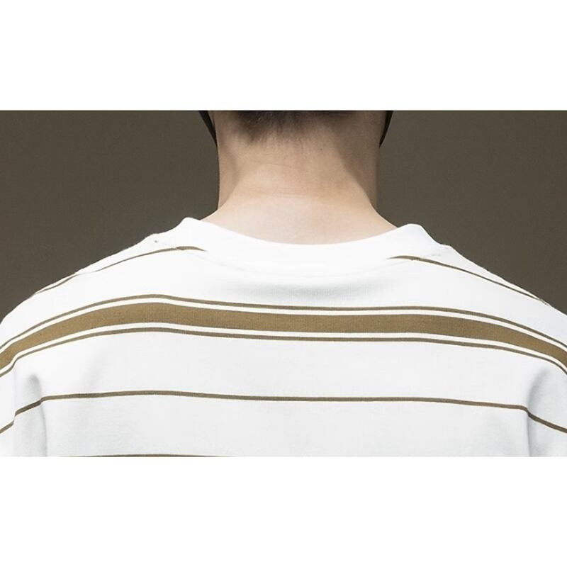 Round Neck Striped T-shirt HL2039