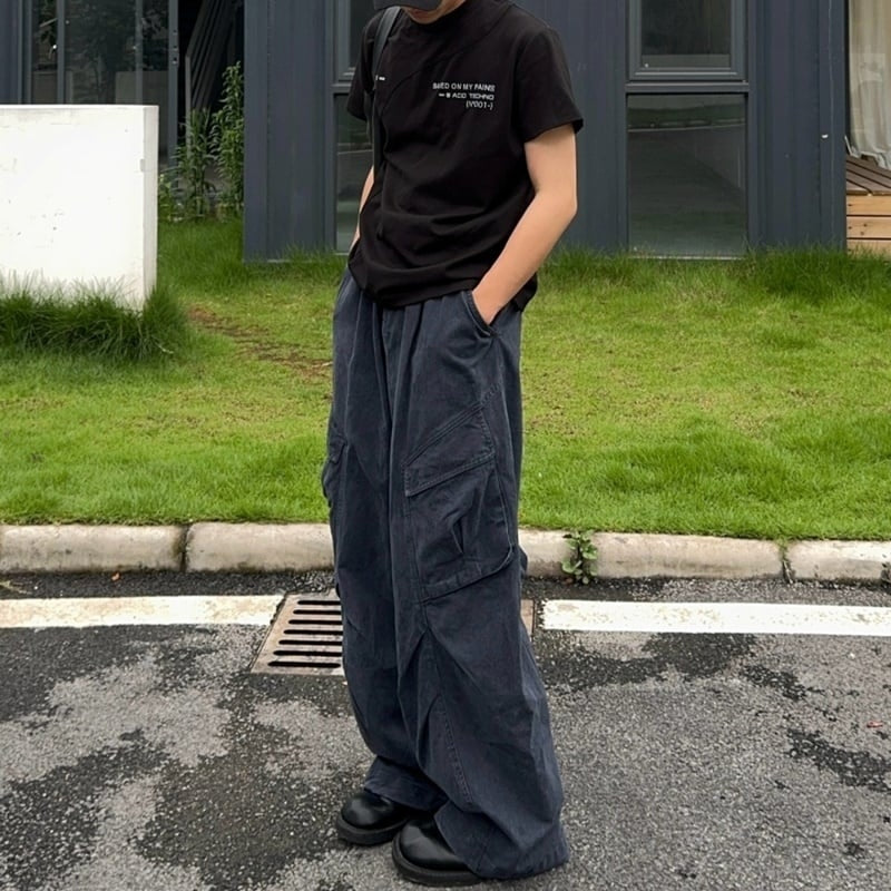 Side pocket cargo pants HL2196