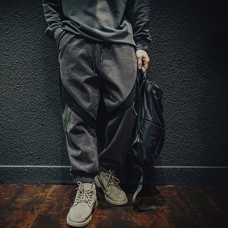 Corduroy casual pants HL2234