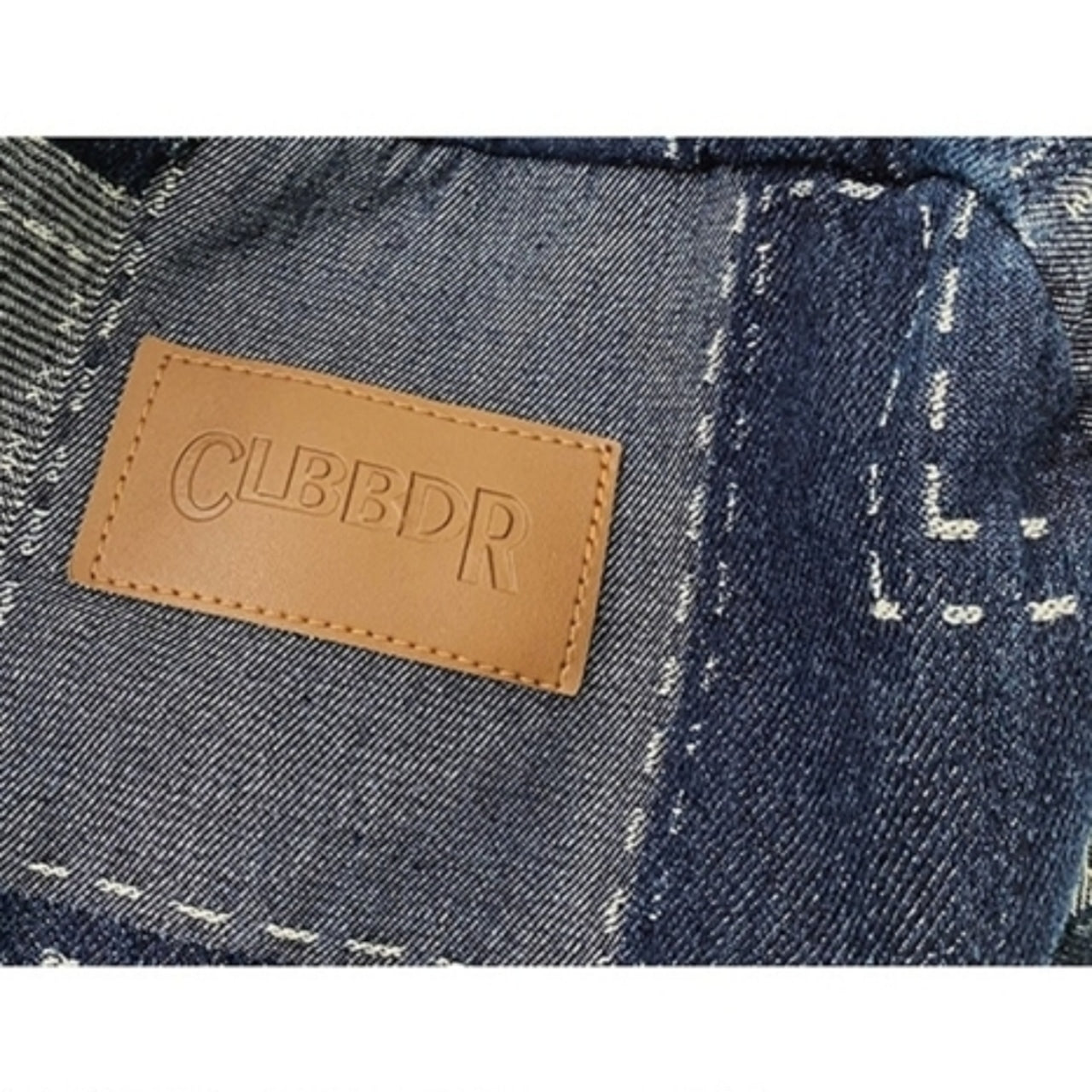 Patchwork Denim Backpack D0035