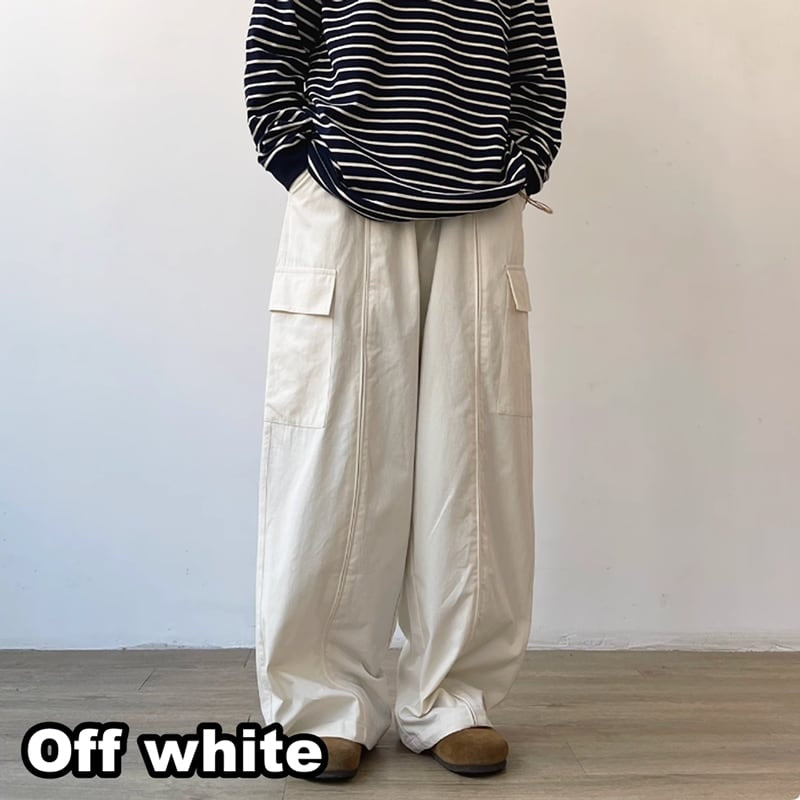 Loose straight pants HL2198
