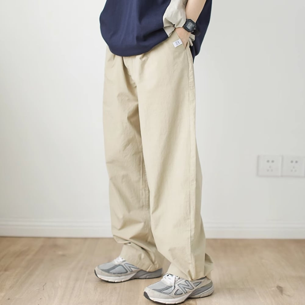 Loose straight pants HL2395