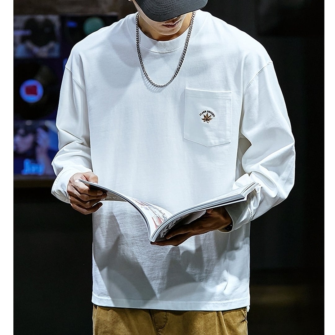 Long-Sleeve Cotton T-Shirt HL1943