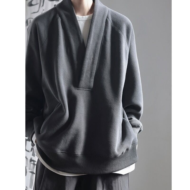 V neck sweatshirt HL2206