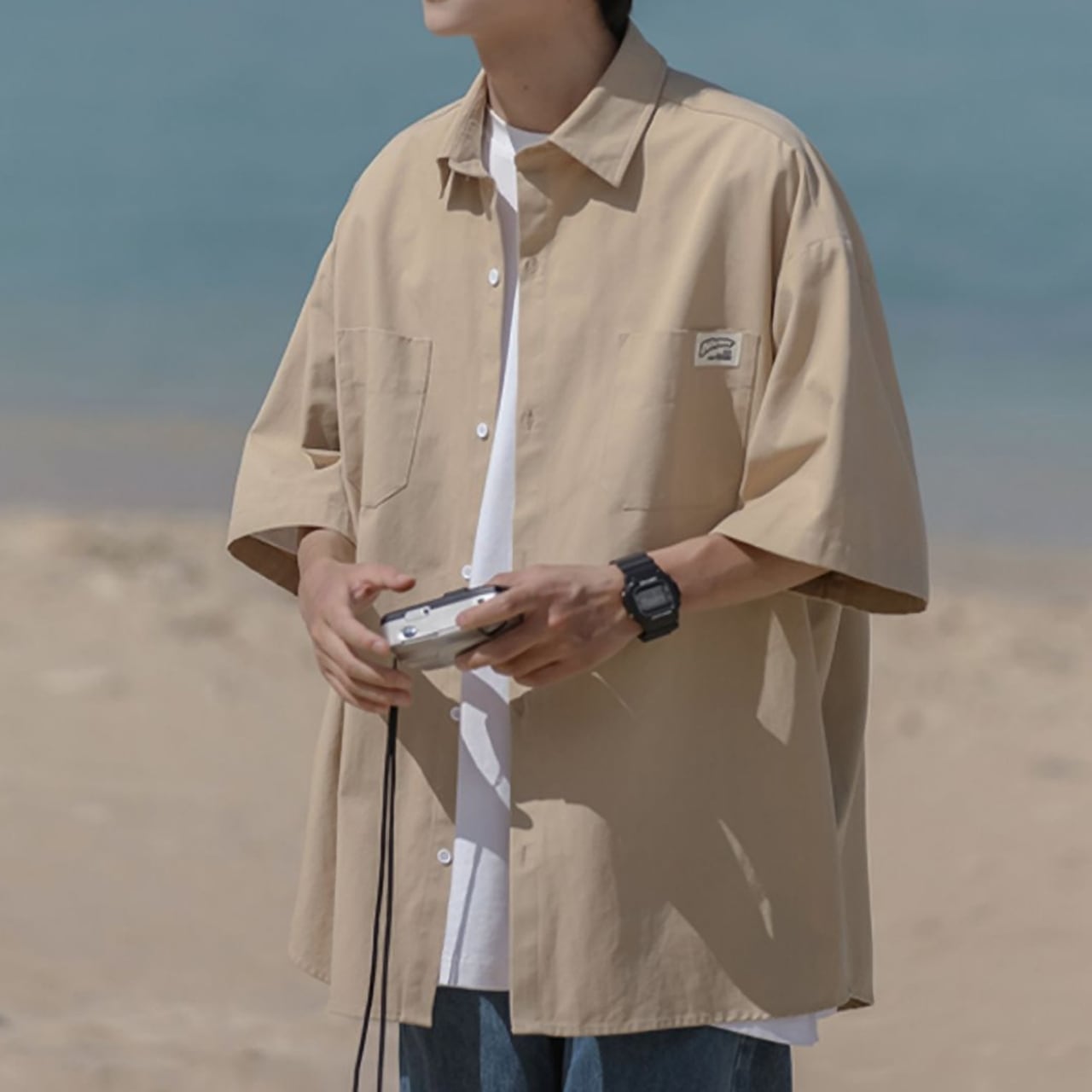 Half-Sleeve Casual Shirt HL1676