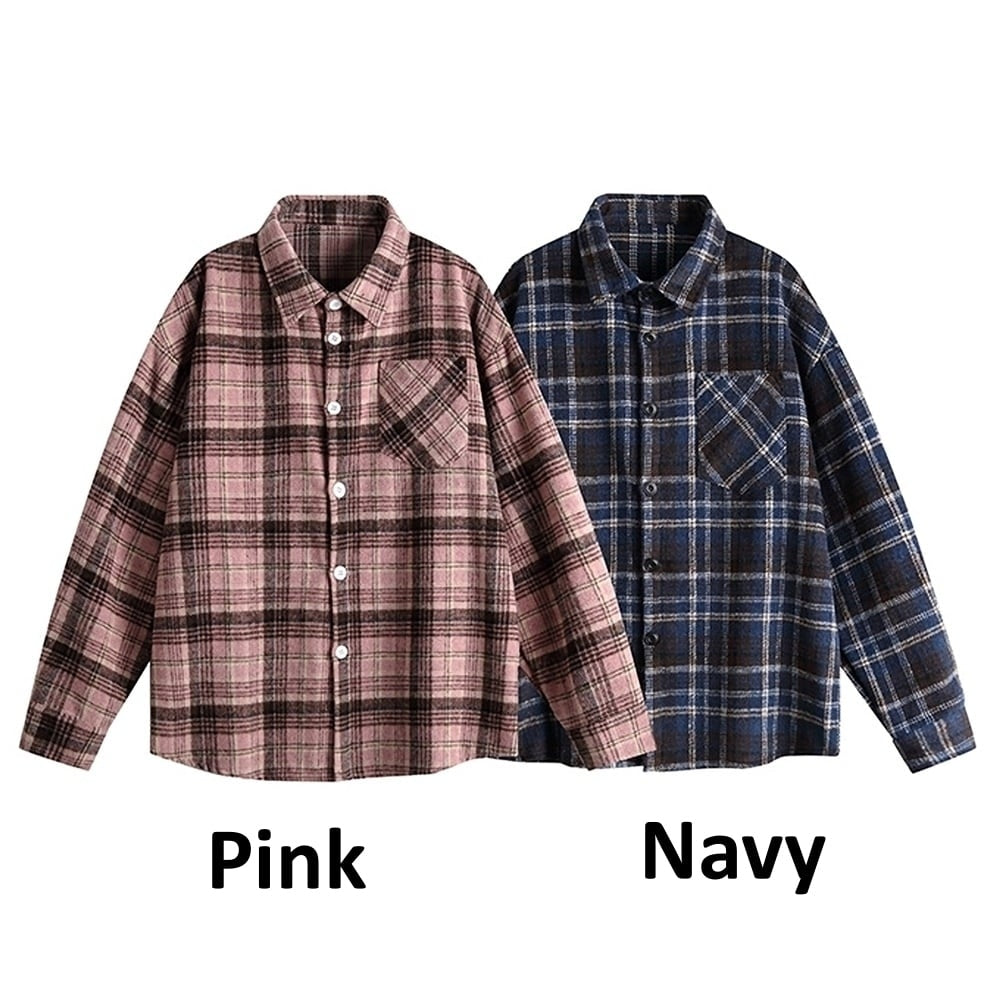 Flannel check shirt HL2418