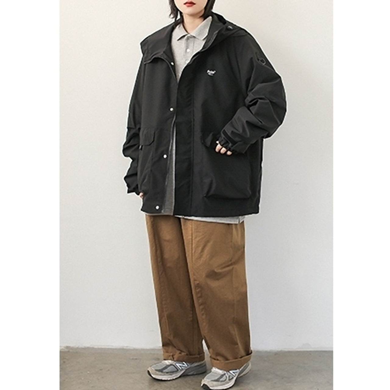 Multi-pocket mountain parka HL1524