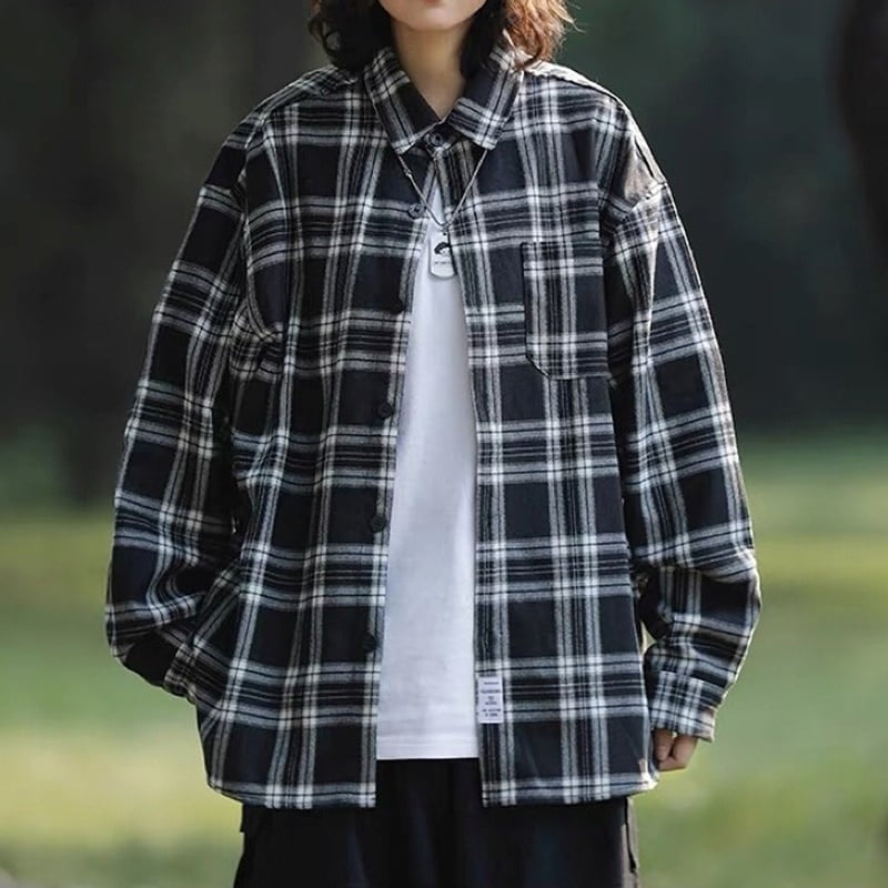 Retro check shirt HL2199