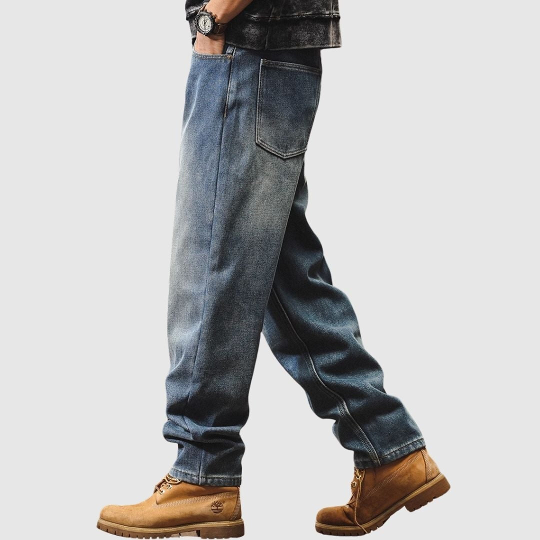 Straight denim jeans HL2408
