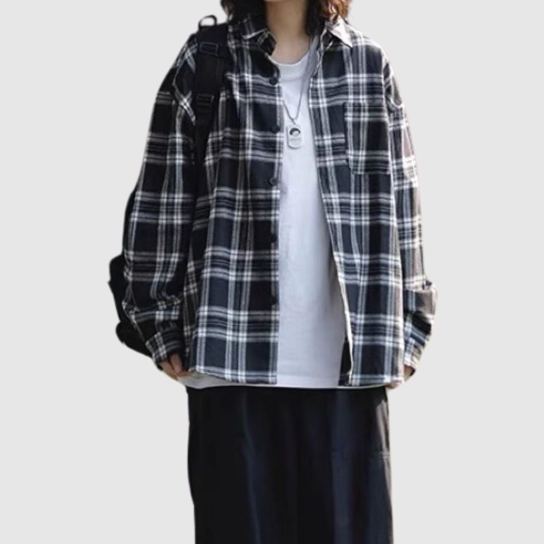 Retro check shirt HL2199