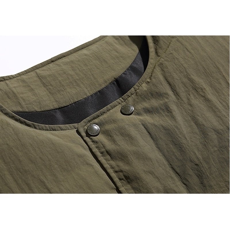 Asymmetric down vest HL2170