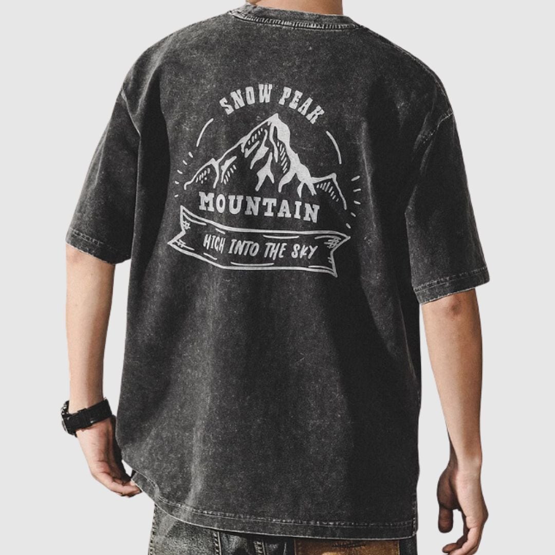 Back Print Loose Casual T-shirt HL2034