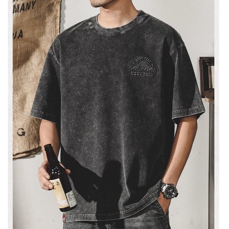 Back Print Loose Casual T-shirt HL2034