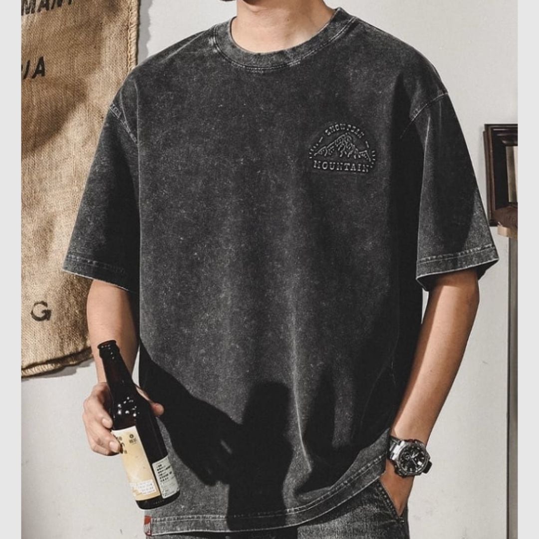 Back Print Loose Casual T-shirt HL2034