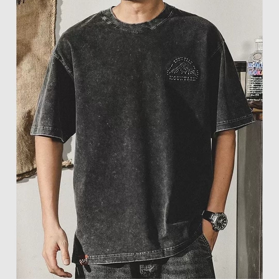 Back Print Loose Casual T-shirt HL2034