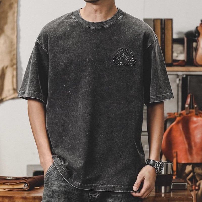 Back Print Loose Casual T-shirt HL2034