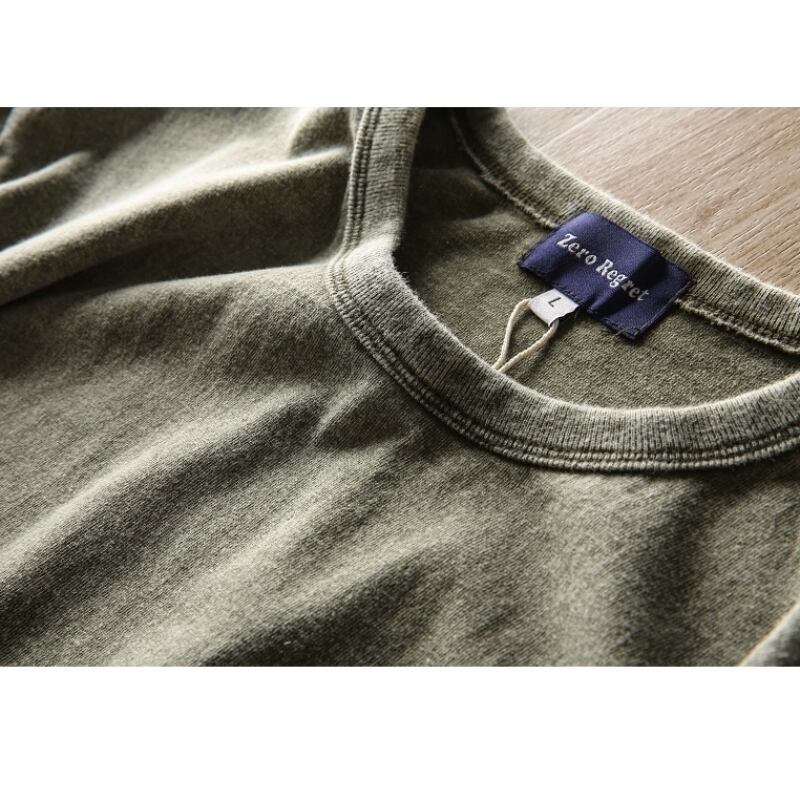 Washed color T-shirt HL2141