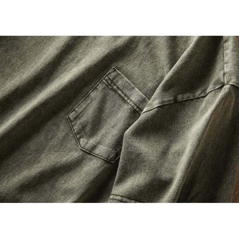 Washed color T-shirt HL2141