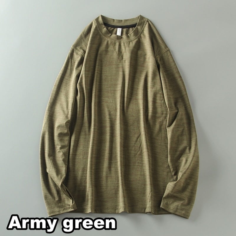 Round neck long sleeve t-shirt HL2142