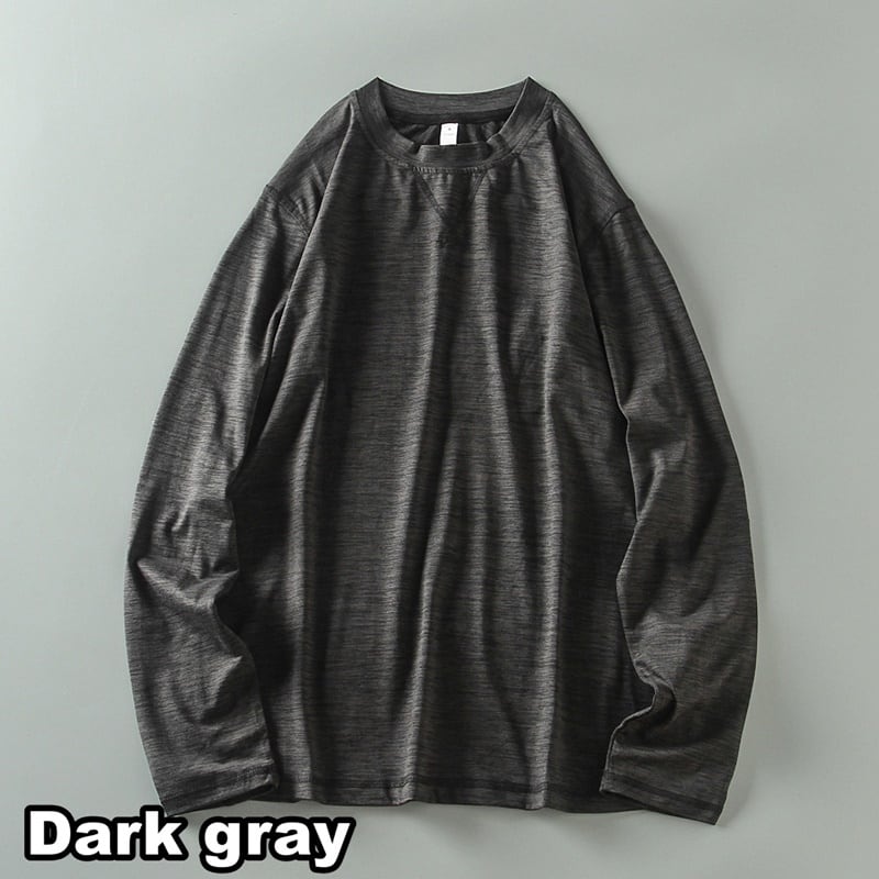 Round neck long sleeve t-shirt HL2142