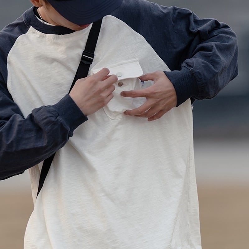 Raglan sleeve long sleeve tops HL2153