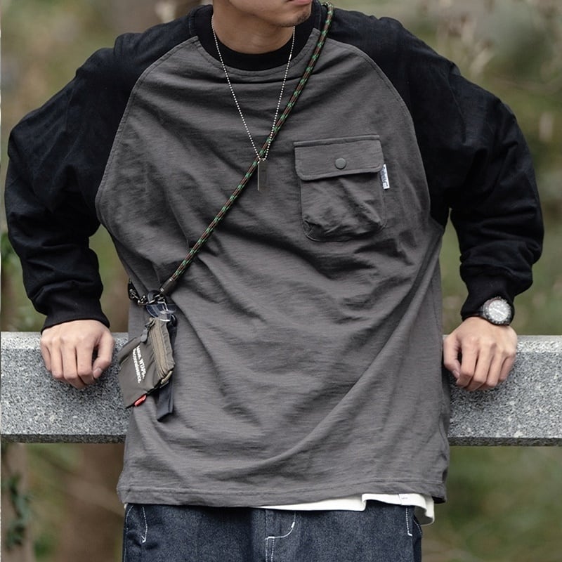 Raglan sleeve long sleeve tops HL2153