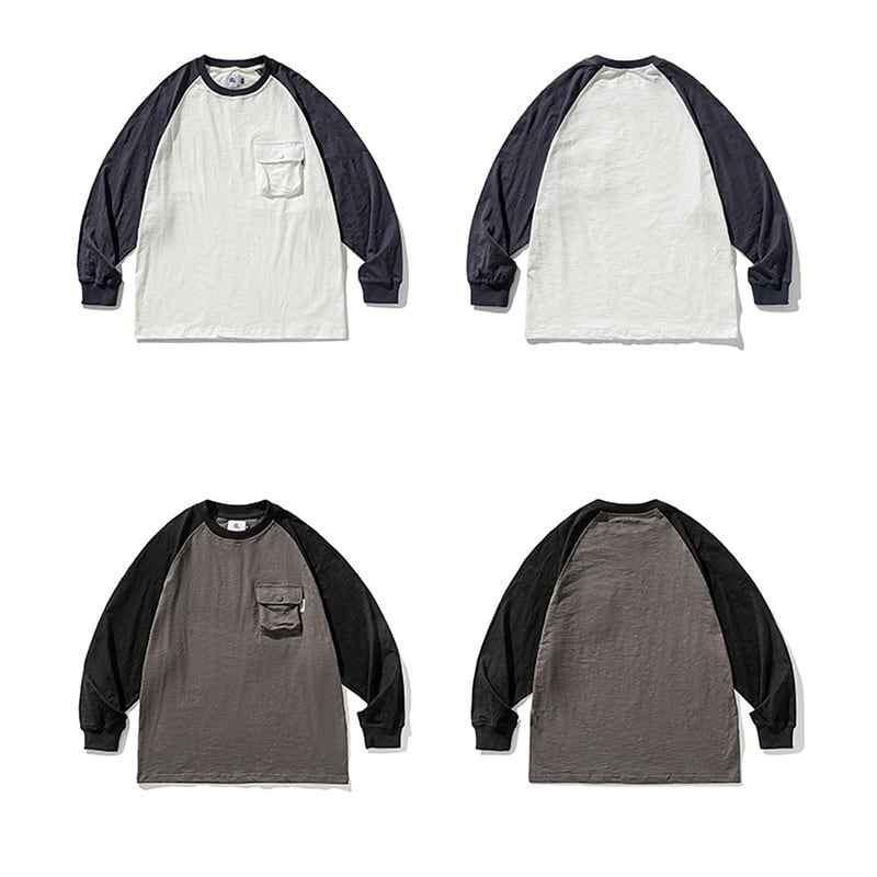 Raglan sleeve long sleeve tops HL2153