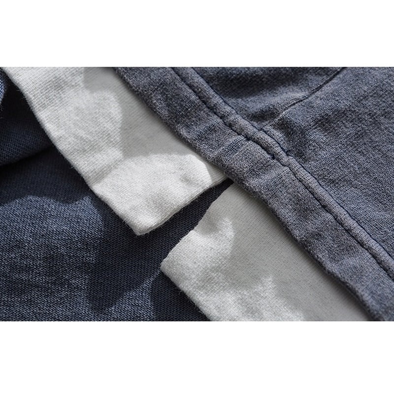 Faux layered long sleeve T-shirt HL2154
