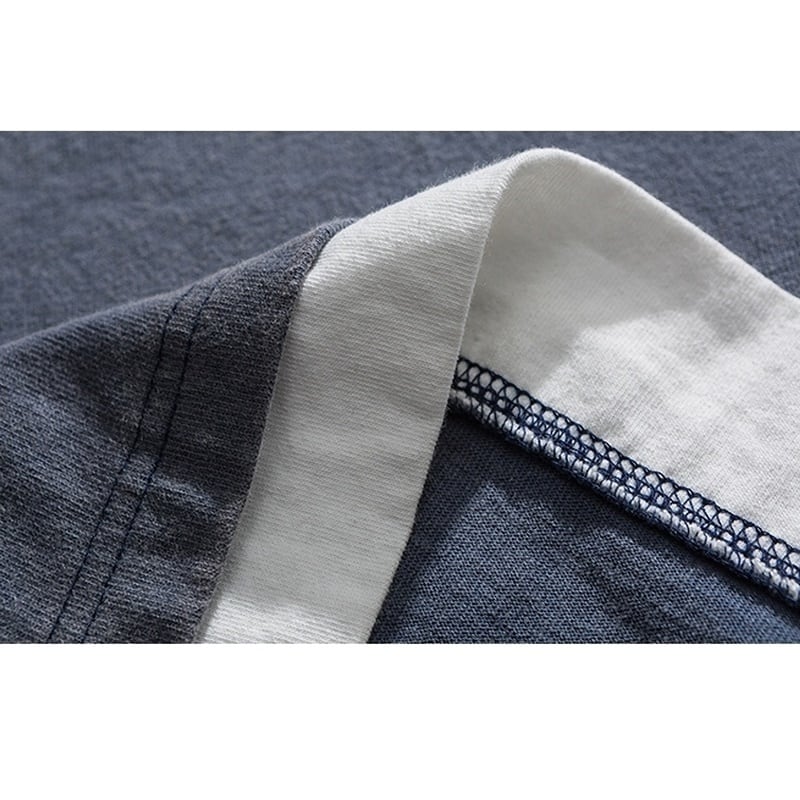Faux layered long sleeve T-shirt HL2154