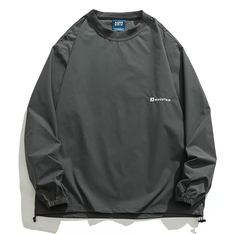 Embroidered long sleeve tops HL2155