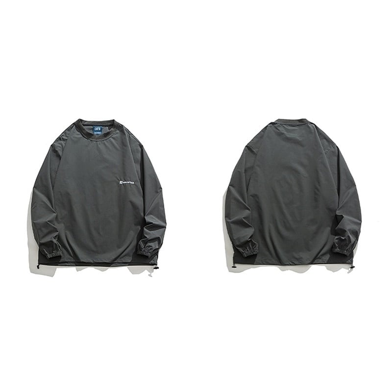 Embroidered long sleeve tops HL2155