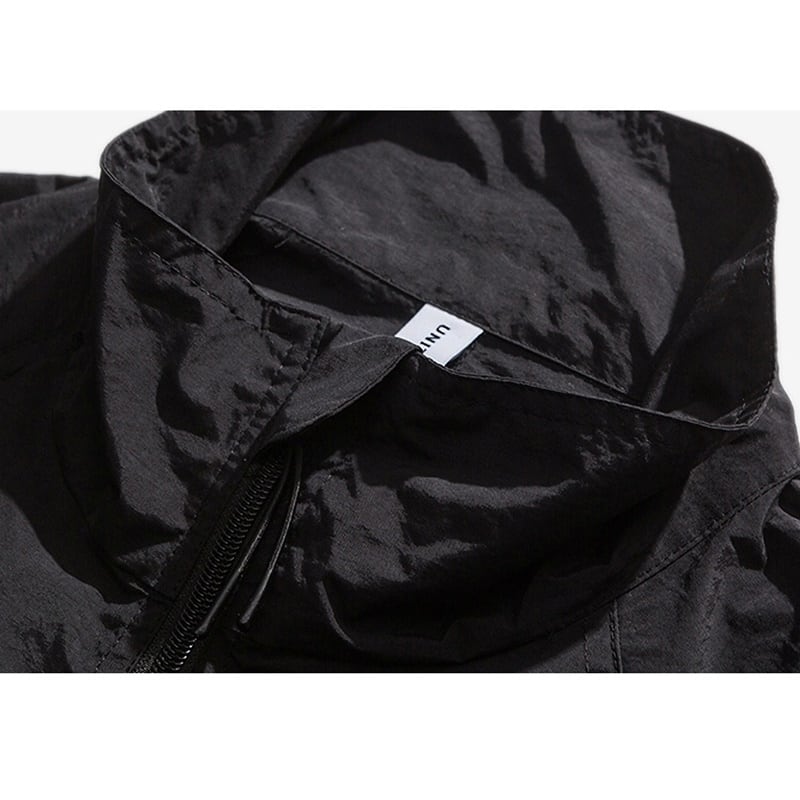 Stand collar zip up jacket HL2162