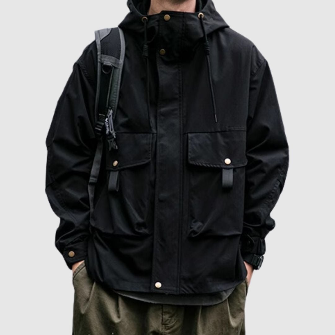 Multi-pocket mountain parka HL2168