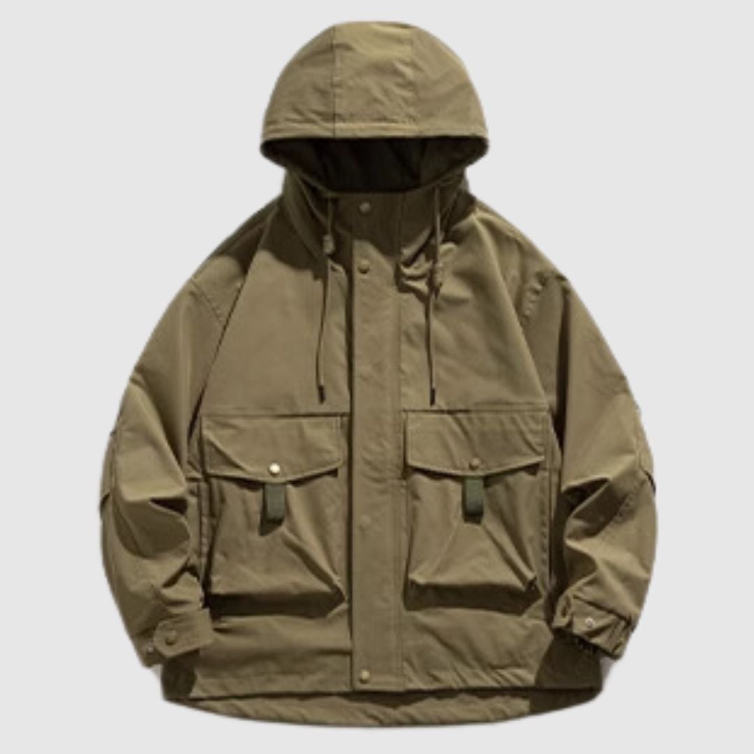 Multi-pocket mountain parka HL2168