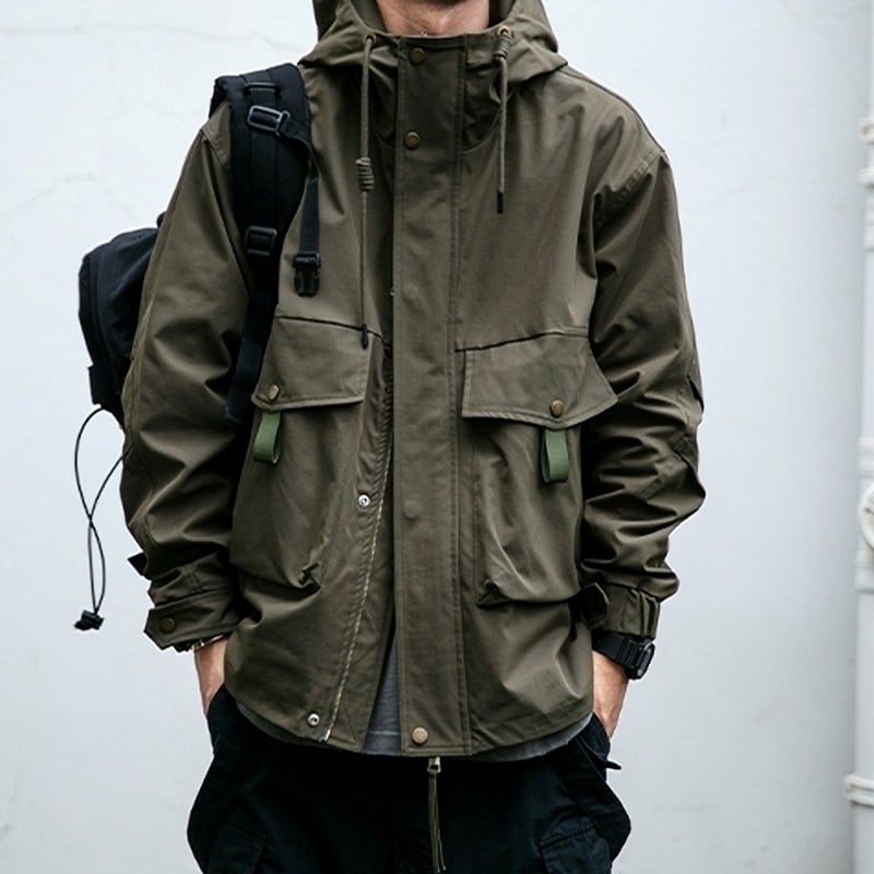 Multi-pocket mountain parka HL2168