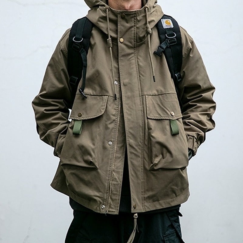 Multi-pocket mountain parka HL2168